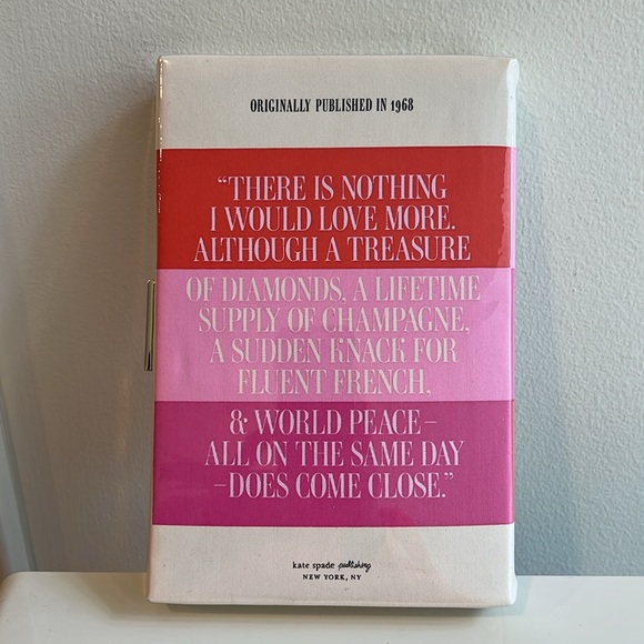 Kate Spade - NWT Marry Me My Love Book Clutch - Picture 2 of 5